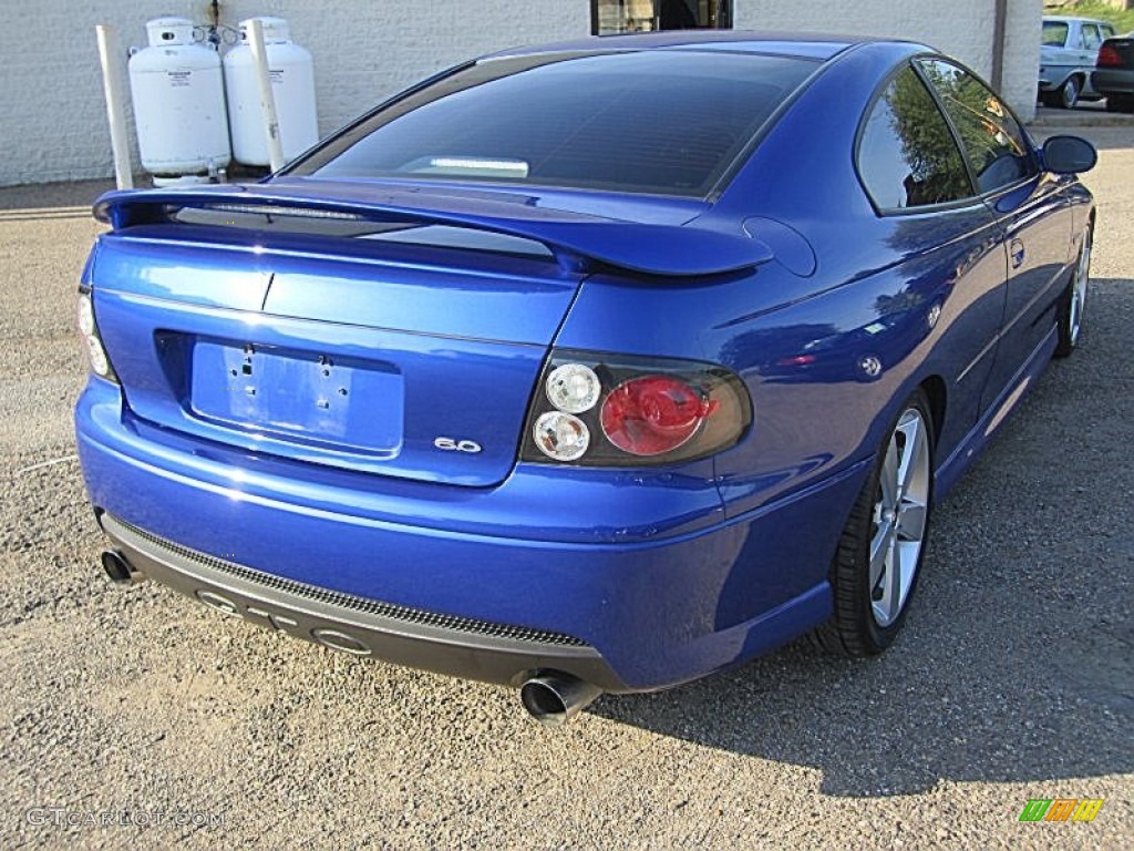 2005 GTO Coupe - Impulse Blue Metallic / Blue photo #6