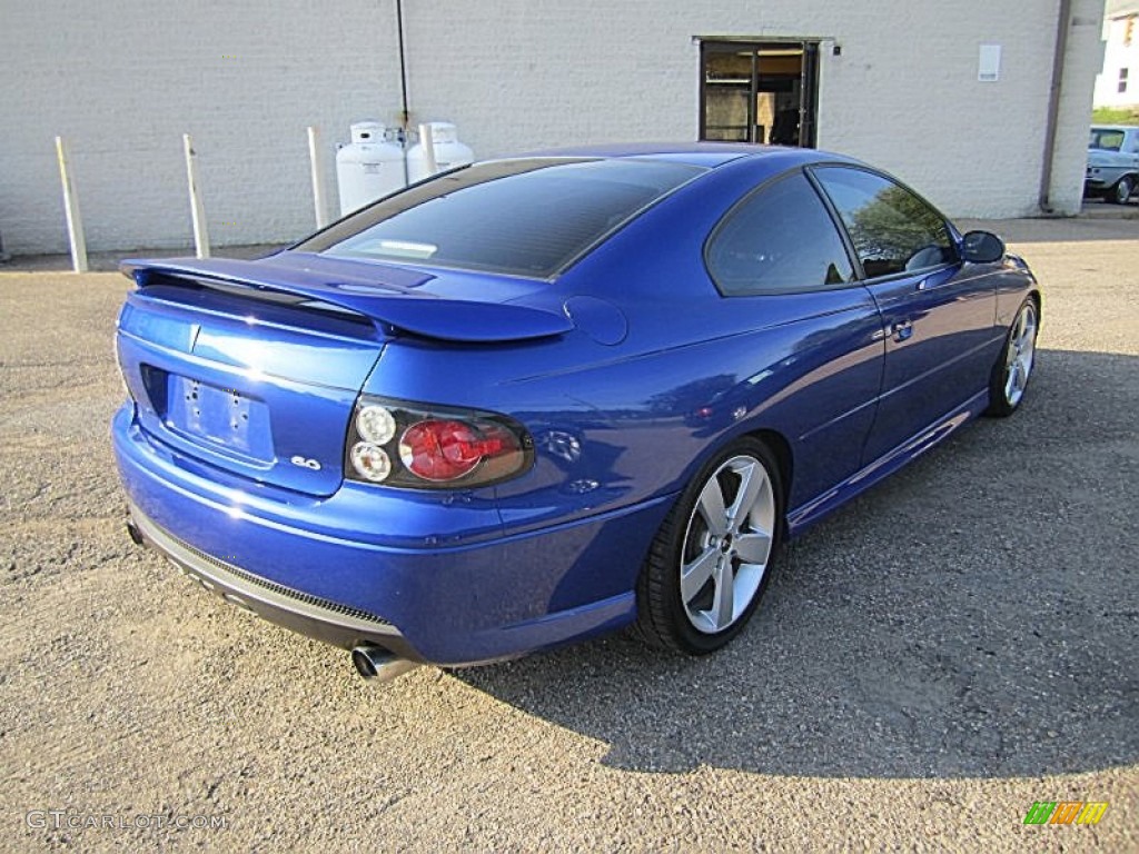 2005 GTO Coupe - Impulse Blue Metallic / Blue photo #7