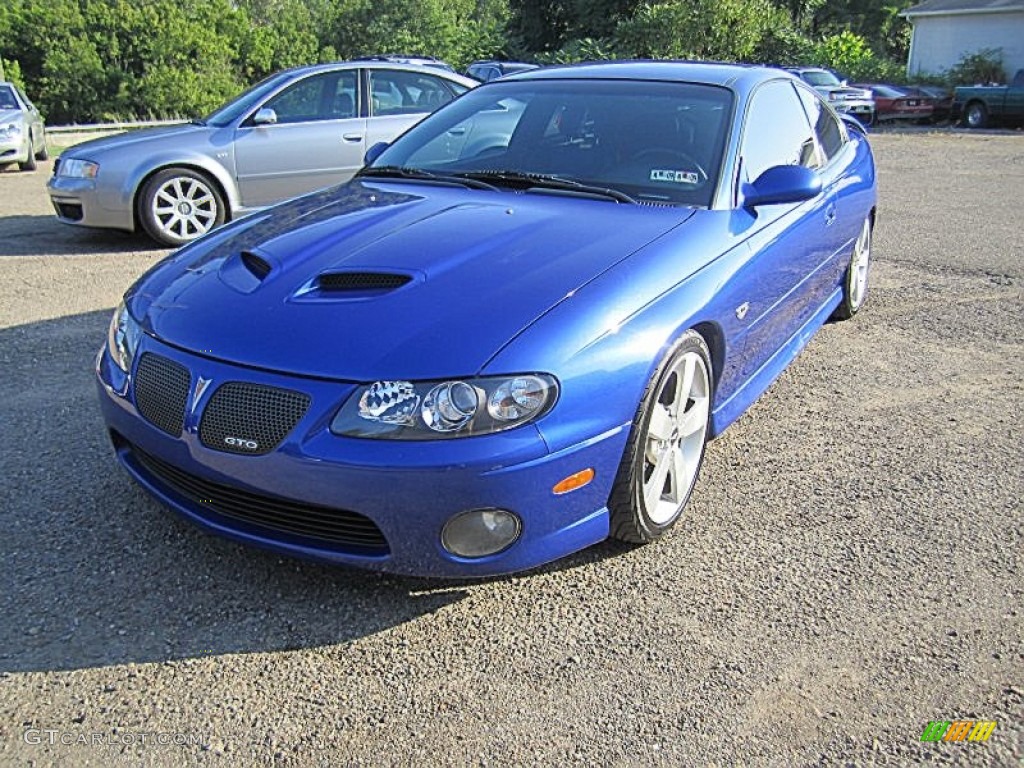 Impulse Blue Metallic 2005 Pontiac GTO Coupe Exterior Photo #68520091