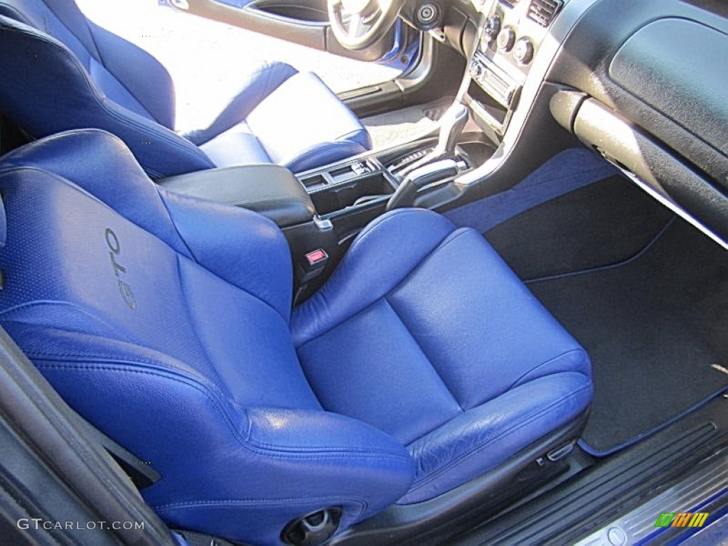 Blue Interior 2005 Pontiac GTO Coupe Photo #68520100