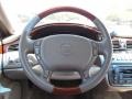 2004 Cadillac DeVille Shale Interior Steering Wheel Photo
