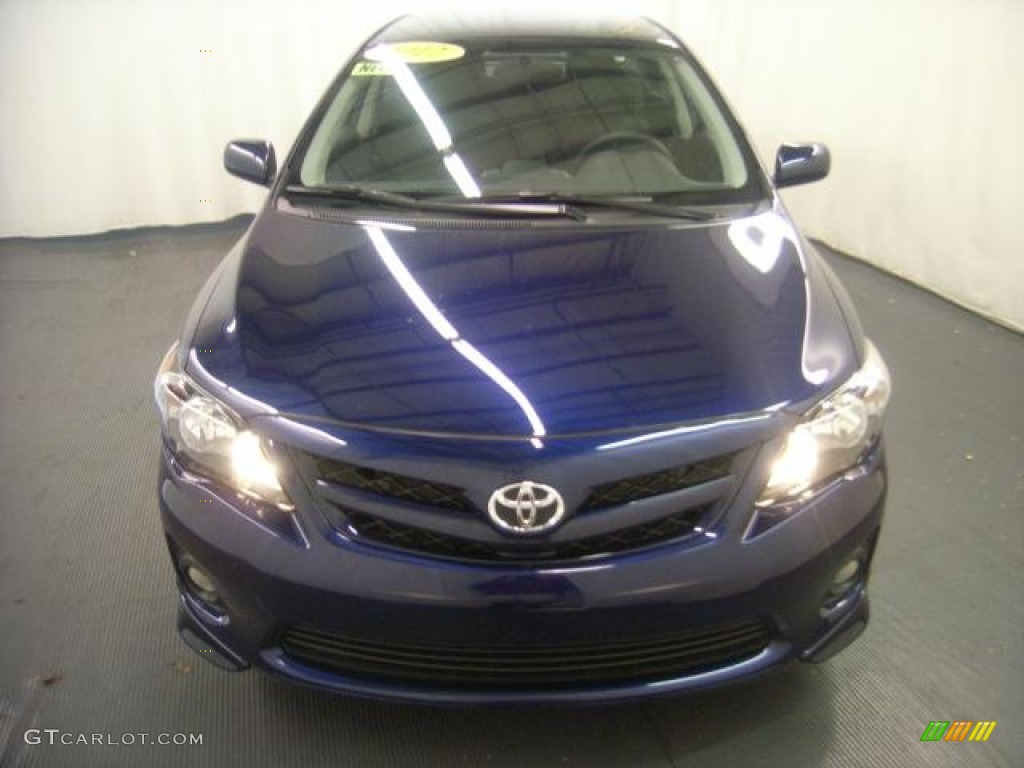 2012 Corolla S - Nautical Blue Metallic / Dark Charcoal photo #2