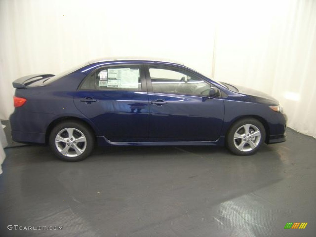 2012 Corolla S - Nautical Blue Metallic / Dark Charcoal photo #4
