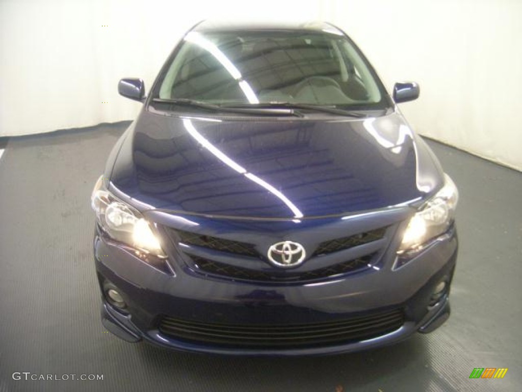 2012 Corolla S - Nautical Blue Metallic / Dark Charcoal photo #2