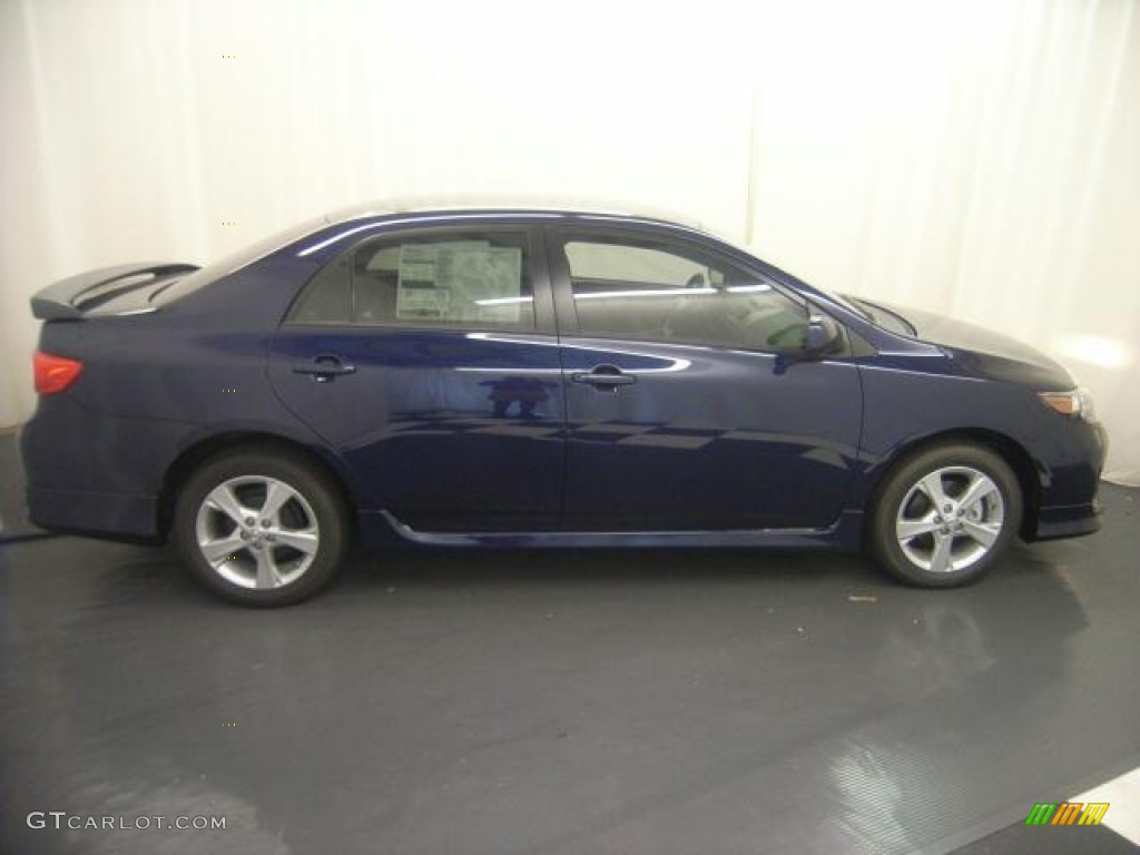 2012 Corolla S - Nautical Blue Metallic / Dark Charcoal photo #4