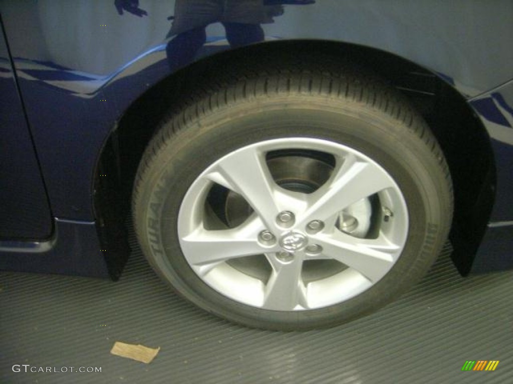 2012 Corolla S - Nautical Blue Metallic / Dark Charcoal photo #5