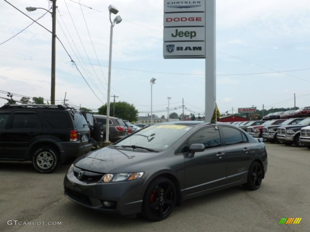 Polished Metal Metallic Honda Civic