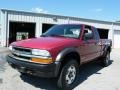 Dark Cherry Red Metallic - S10 LS Extended Cab 4x4 Photo No. 1