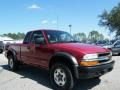 Dark Cherry Red Metallic - S10 LS Extended Cab 4x4 Photo No. 7
