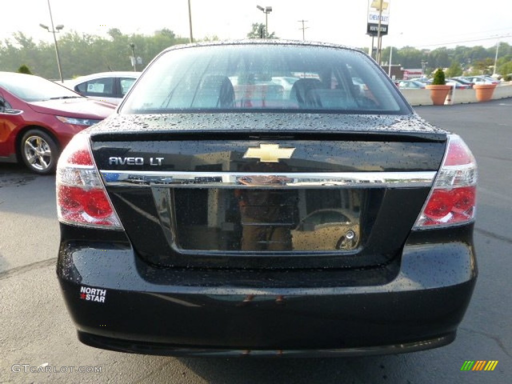 2010 Aveo LT Sedan - Black Granite / Charcoal photo #4