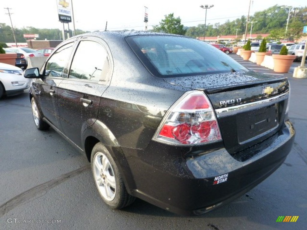 2010 Aveo LT Sedan - Black Granite / Charcoal photo #5