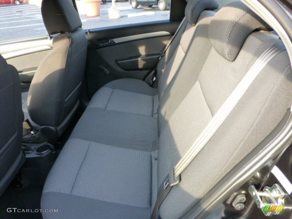 2010 Aveo LT Sedan - Black Granite / Charcoal photo #11