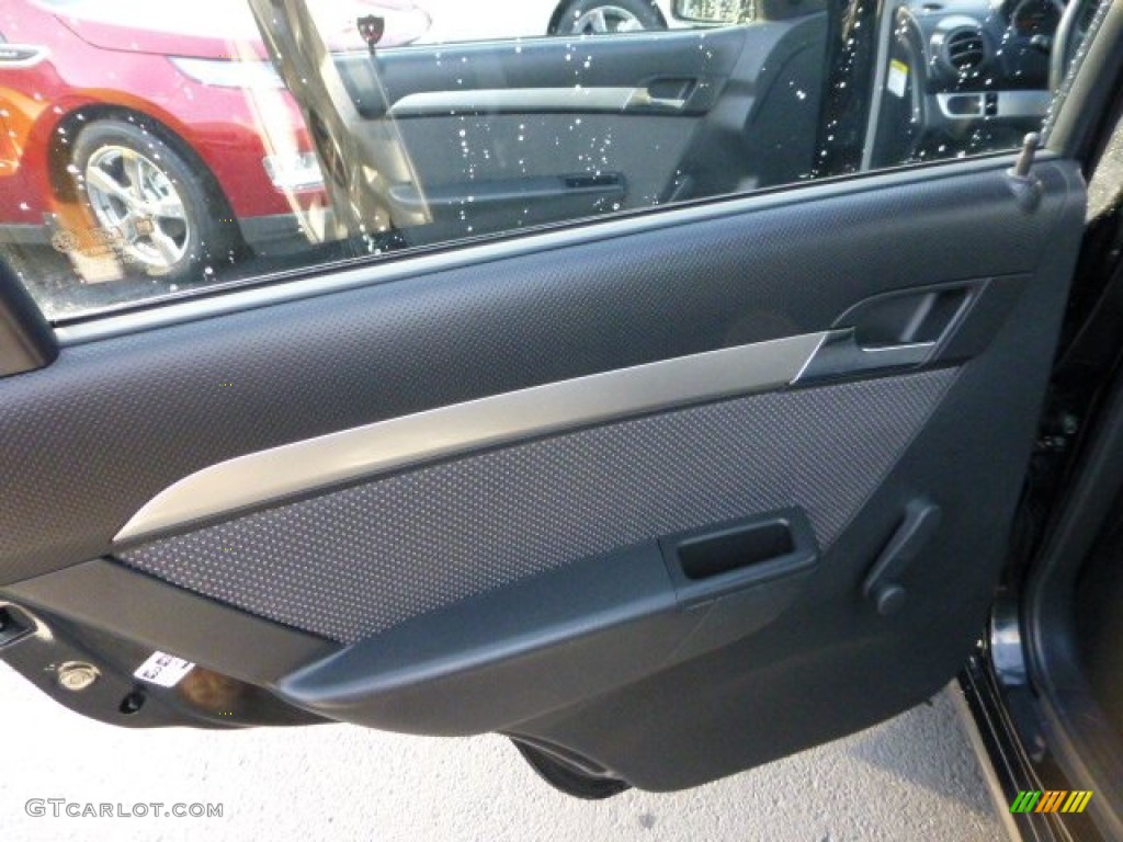 2010 Aveo LT Sedan - Black Granite / Charcoal photo #13