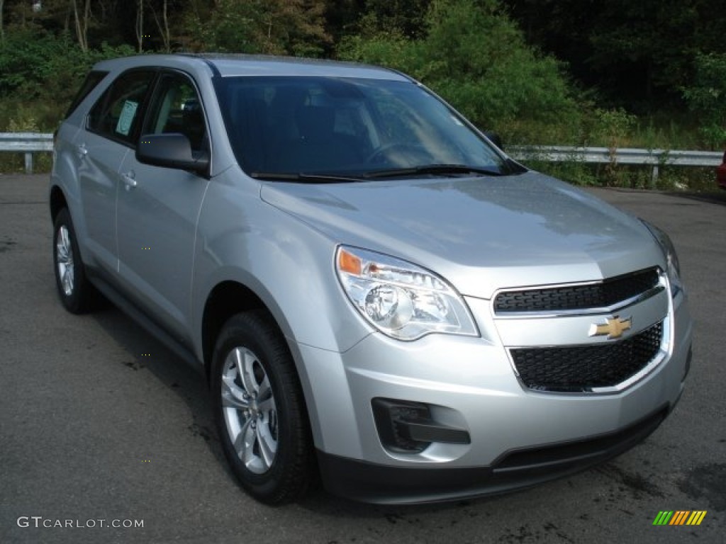 Silver Ice Metallic 2013 Chevrolet Equinox LS AWD Exterior Photo #68524111