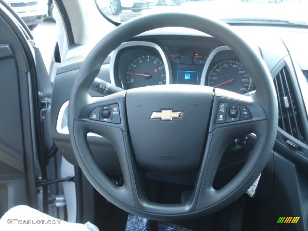 2013 Chevrolet Equinox LS AWD Jet Black Steering Wheel Photo #68524240
