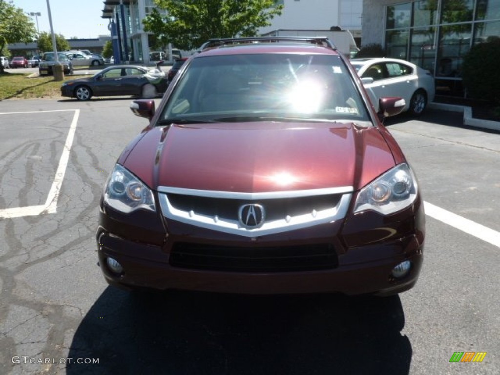 2009 RDX SH-AWD Technology - Basque Red Pearl / Taupe photo #2