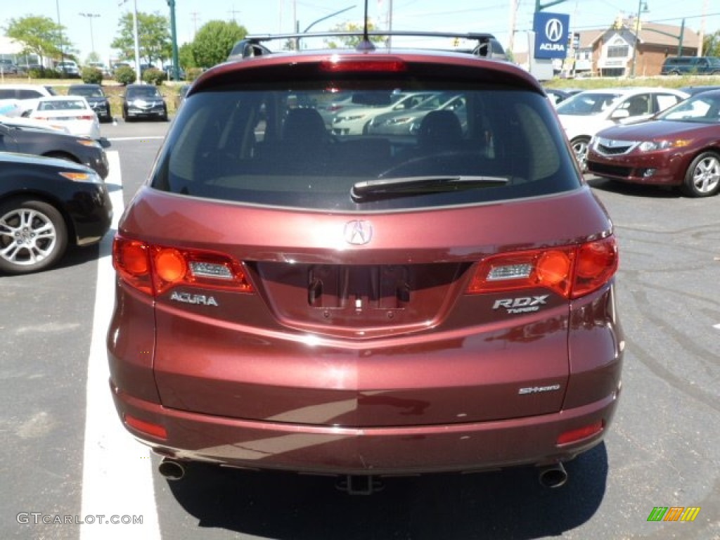 2009 RDX SH-AWD Technology - Basque Red Pearl / Taupe photo #5