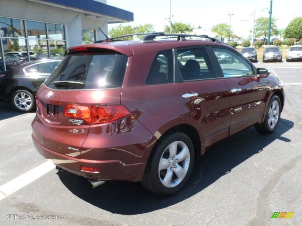 2009 RDX SH-AWD Technology - Basque Red Pearl / Taupe photo #6