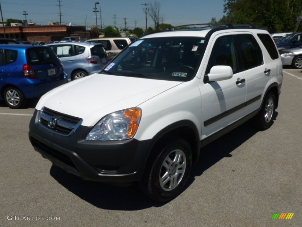 2003 CR-V EX 4WD - Taffeta White / Black photo #3