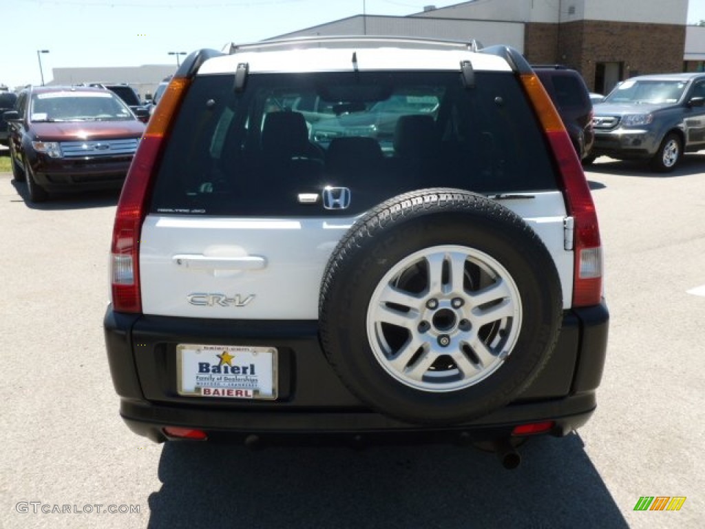 2003 CR-V EX 4WD - Taffeta White / Black photo #6