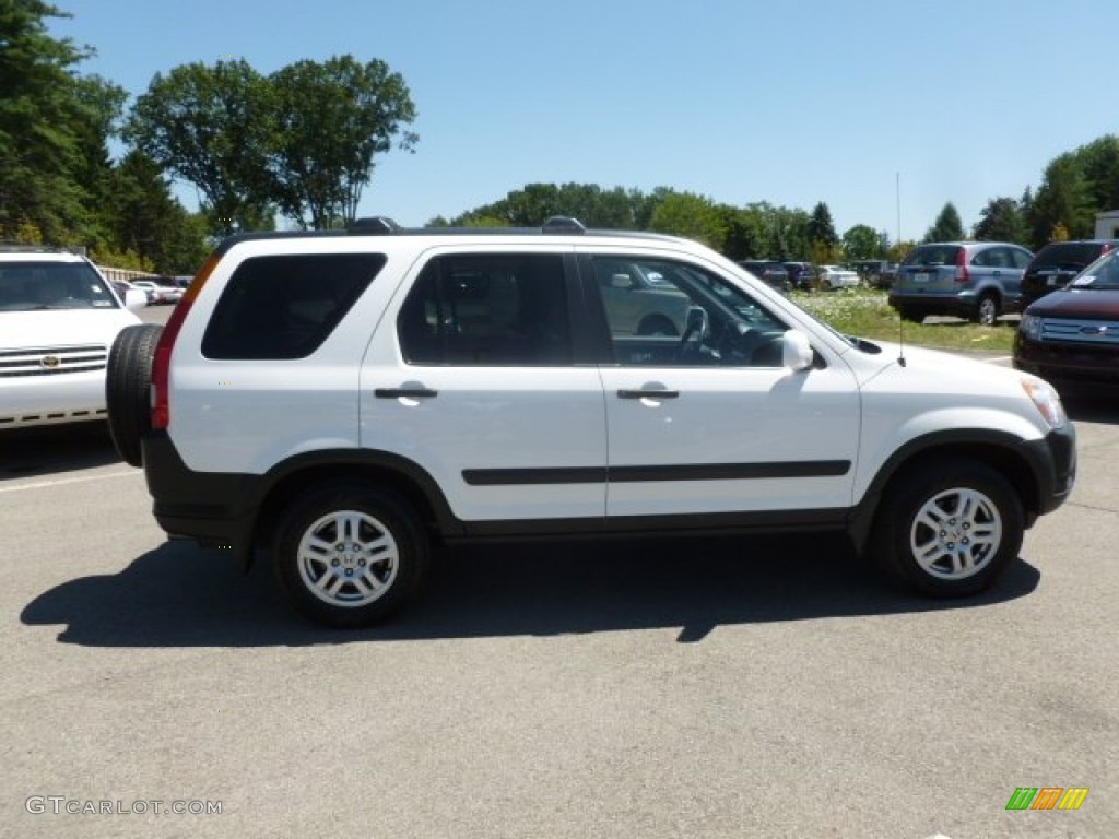 2003 CR-V EX 4WD - Taffeta White / Black photo #8