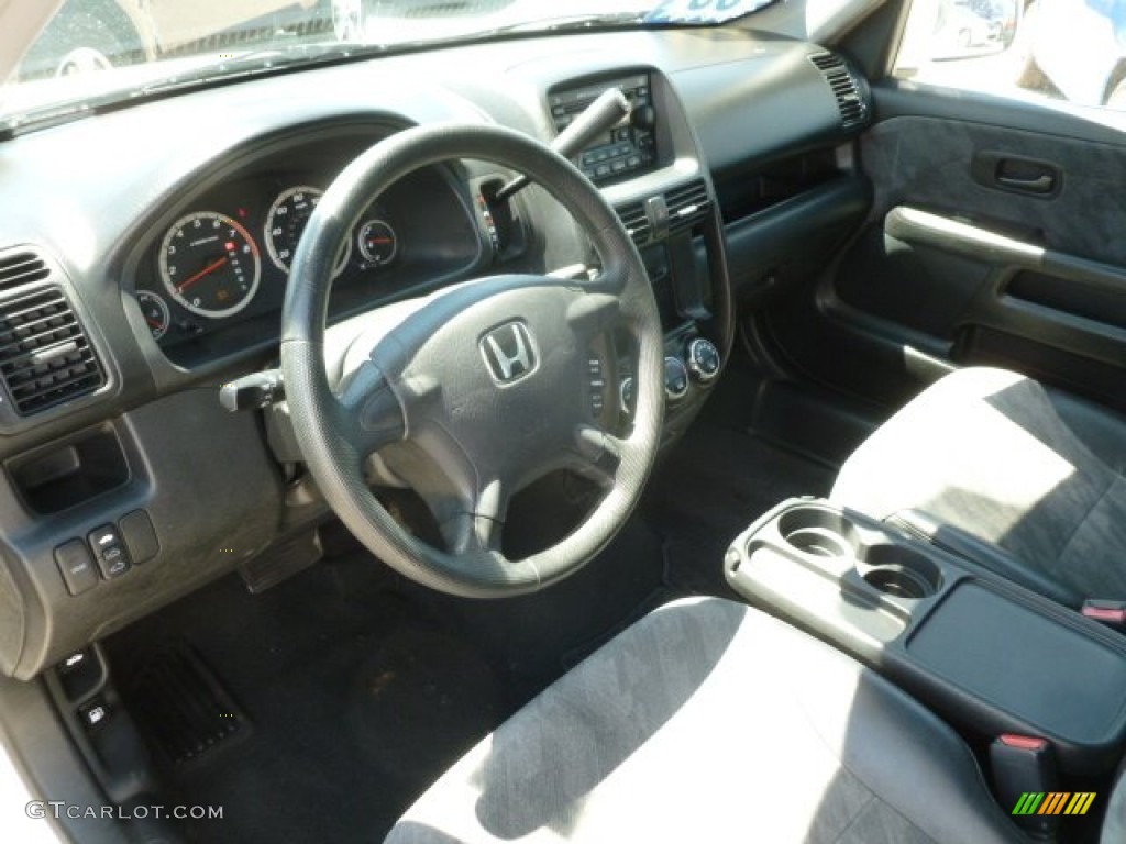 2003 CR-V EX 4WD - Taffeta White / Black photo #17