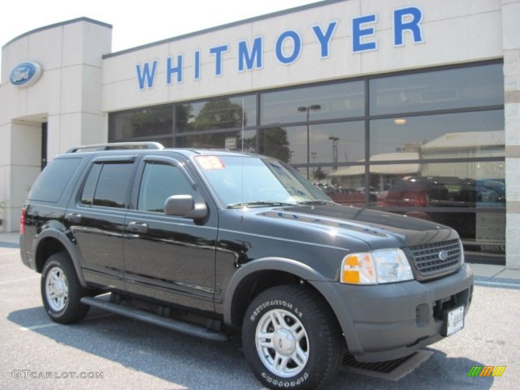 2003 Explorer XLS 4x4 - Black / Graphite Grey photo #1