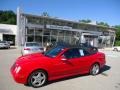 2001 Magma Red Mercedes-Benz CLK 430 Cabriolet  photo #1