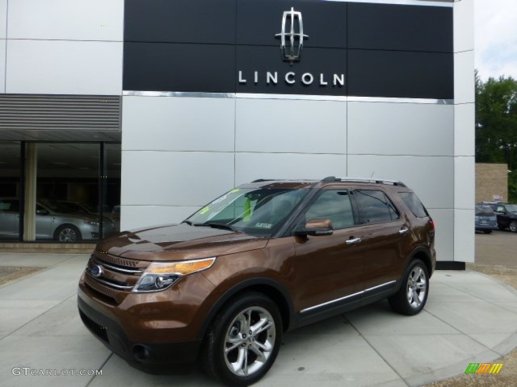 Golden Bronze Metallic Ford Explorer