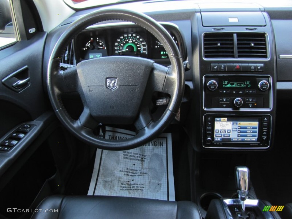 2010 Dodge Journey R/T AWD Dark Slate Gray Dashboard Photo #68526706