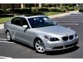 Titanium Silver Metallic 2007 BMW 5 Series 530i Sedan Exterior