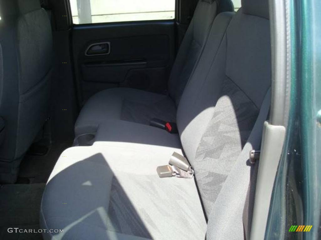 2004 Colorado LS Crew Cab - Dark Green Metallic / Medium Dark Pewter photo #11