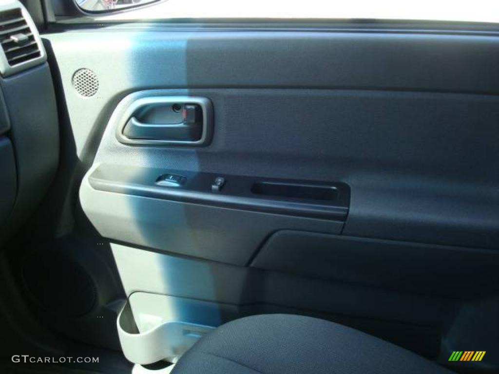 2004 Colorado LS Crew Cab - Dark Green Metallic / Medium Dark Pewter photo #16