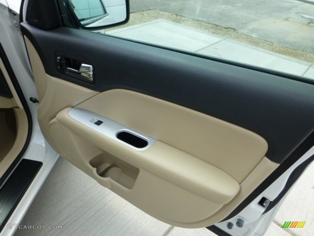 2010 Mercury Milan V6 Premier Camel Door Panel Photo #68527171