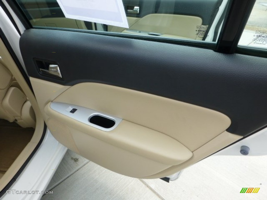 2010 Mercury Milan V6 Premier Camel Door Panel Photo #68527186