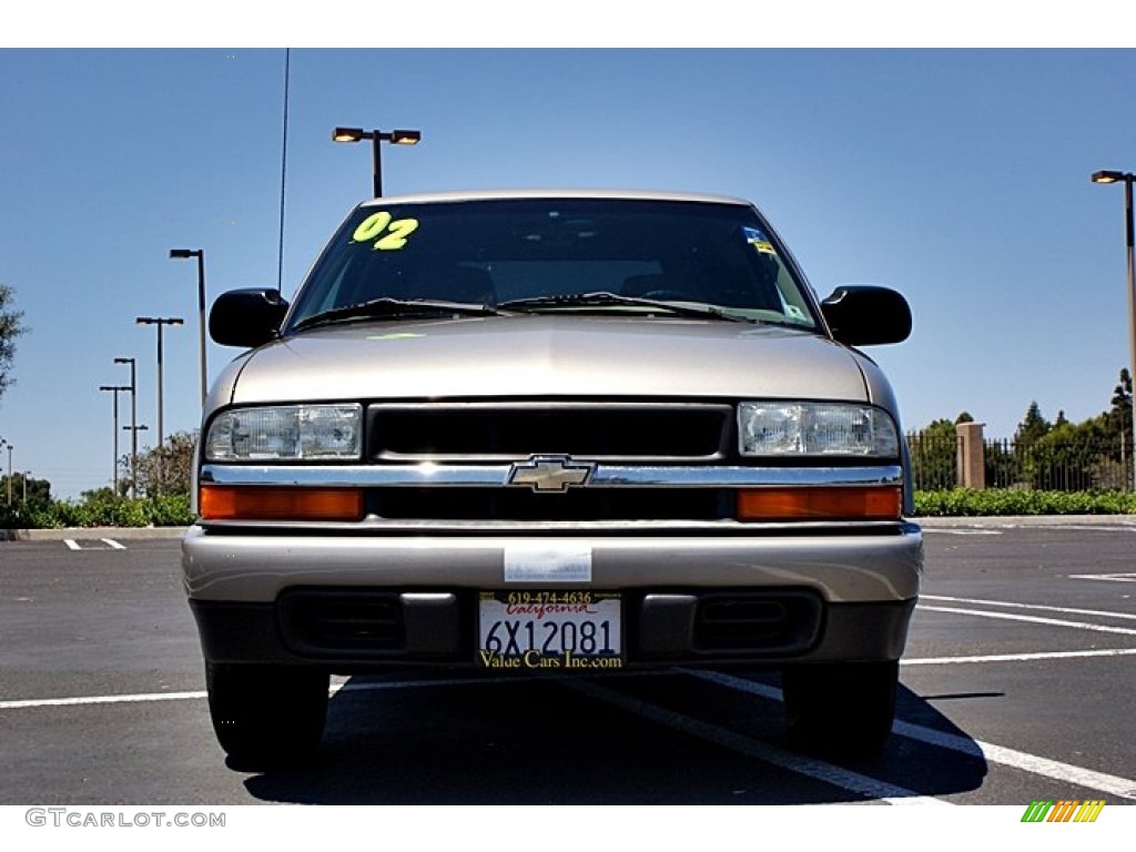 2002 S10 Extended Cab - Light Pewter Metallic / Medium Gray photo #3