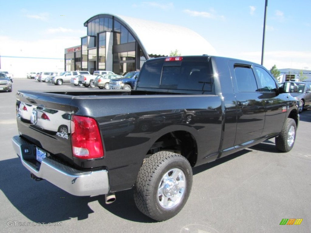 Brilliant Black Crystal Pearl 2010 Dodge Ram 2500 Laramie Mega Cab 4x4 Exterior Photo #68527885