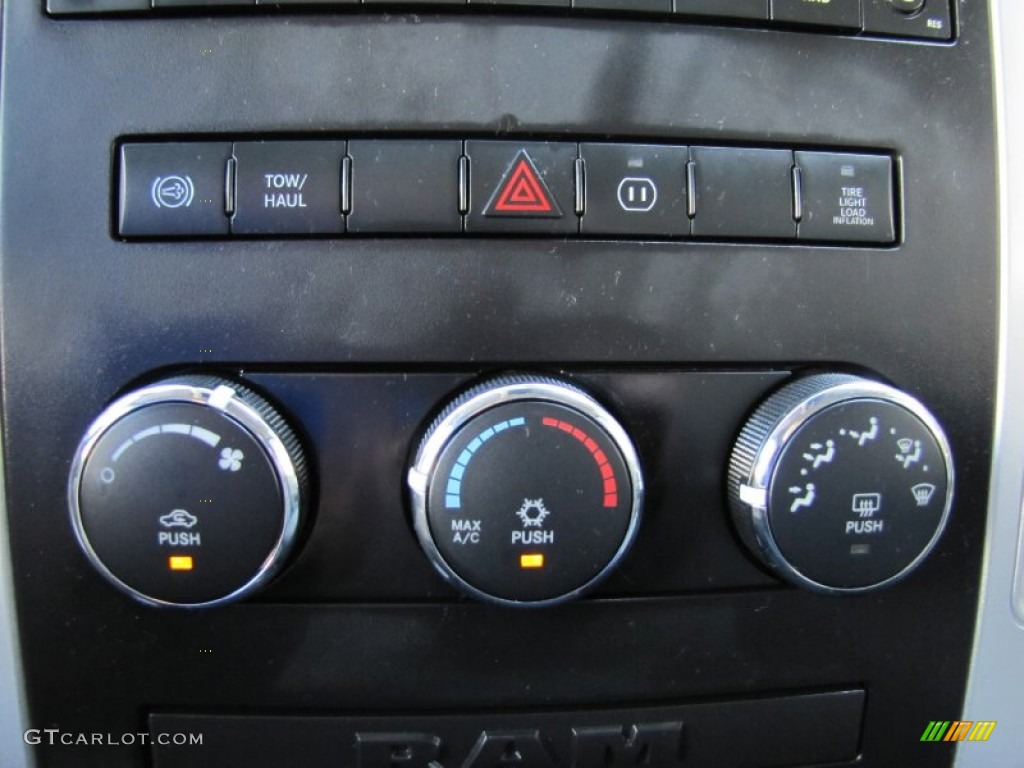 2010 Dodge Ram 2500 Laramie Mega Cab 4x4 Controls Photo #68528023