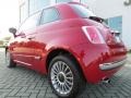 2012 Rosso Brillante (Red) Fiat 500 Lounge  photo #3