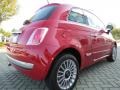 2012 Rosso Brillante (Red) Fiat 500 Lounge  photo #5