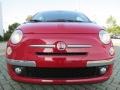 2012 Rosso Brillante (Red) Fiat 500 Lounge  photo #8