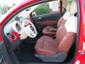 Pelle Marrone/Avorio (Brown/Ivory) Front Seat Photo for 2012 Fiat 500 #68528098