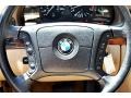 Sand Beige 2001 BMW 7 Series 740iL Sedan Steering Wheel