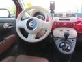 Pelle Marrone/Avorio (Brown/Ivory) Dashboard Photo for 2012 Fiat 500 #68528197
