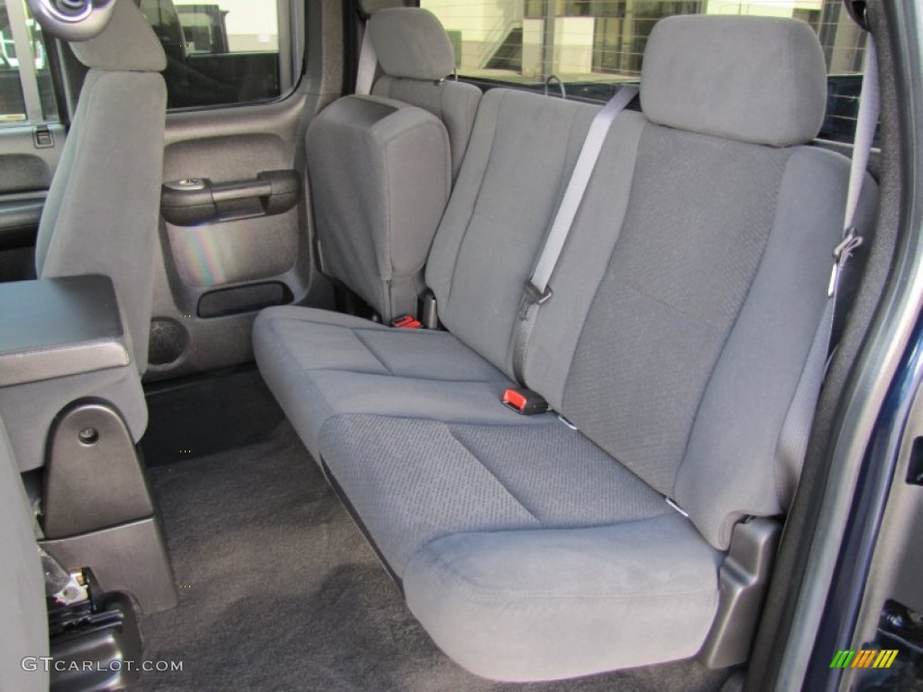 2007 Chevrolet Silverado 1500 LT Extended Cab 4x4 Rear Seat Photo #68528452