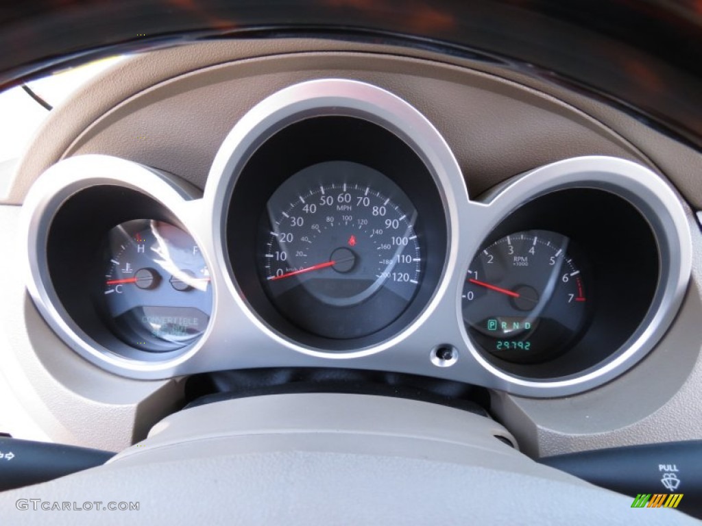 2010 Chrysler Sebring Limited Hardtop Convertible Gauges Photo #68528653