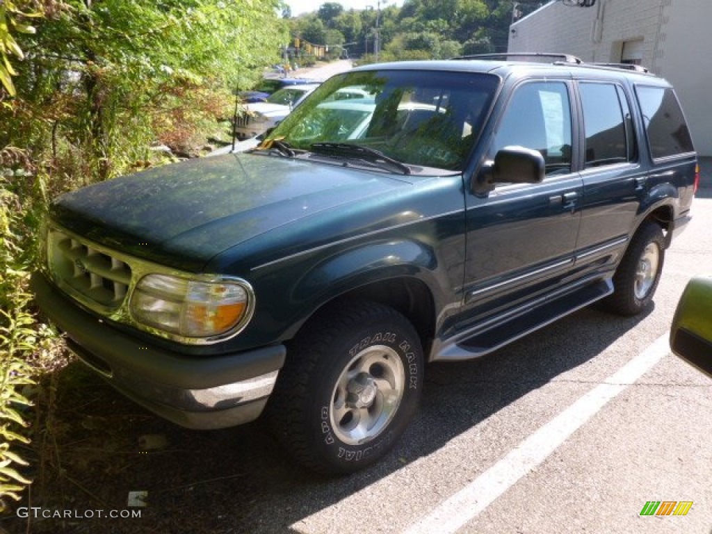 Deep Emerald Green Metallic Ford Explorer