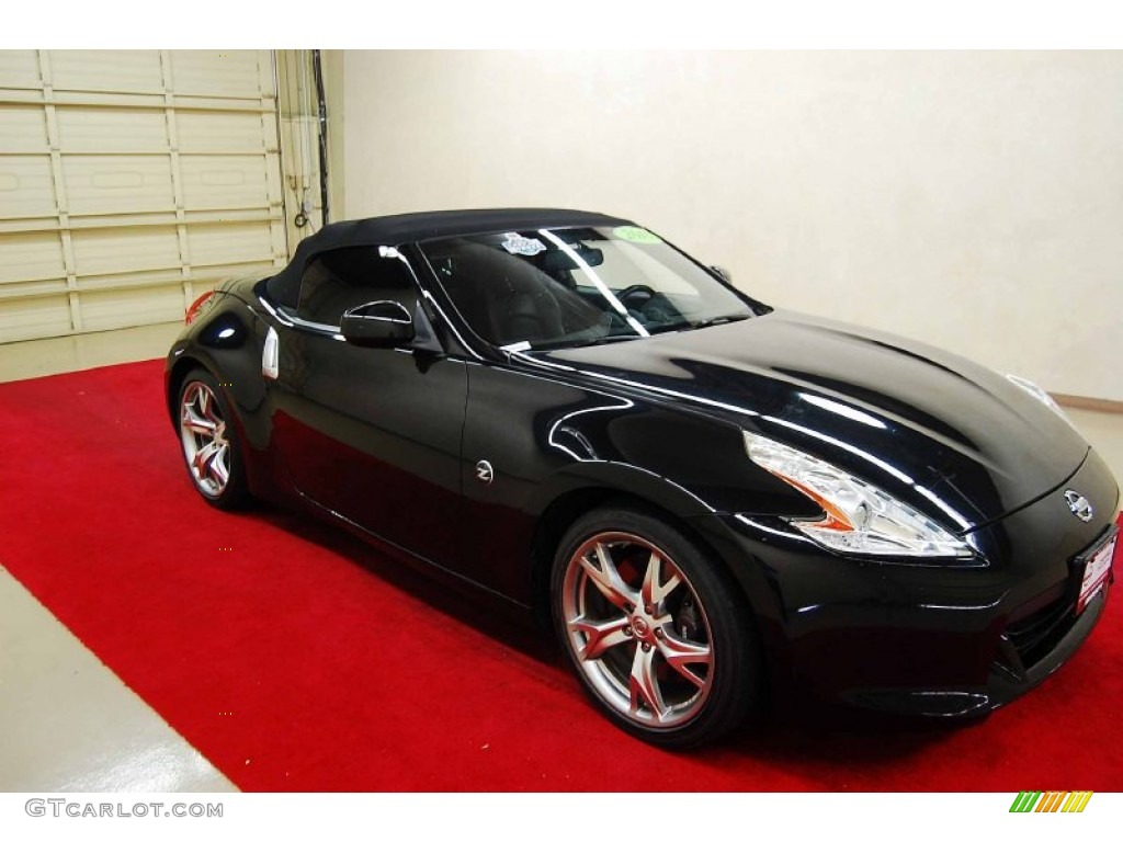 2010 370Z Sport Touring Roadster - Magnetic Black / Black Leather photo #1
