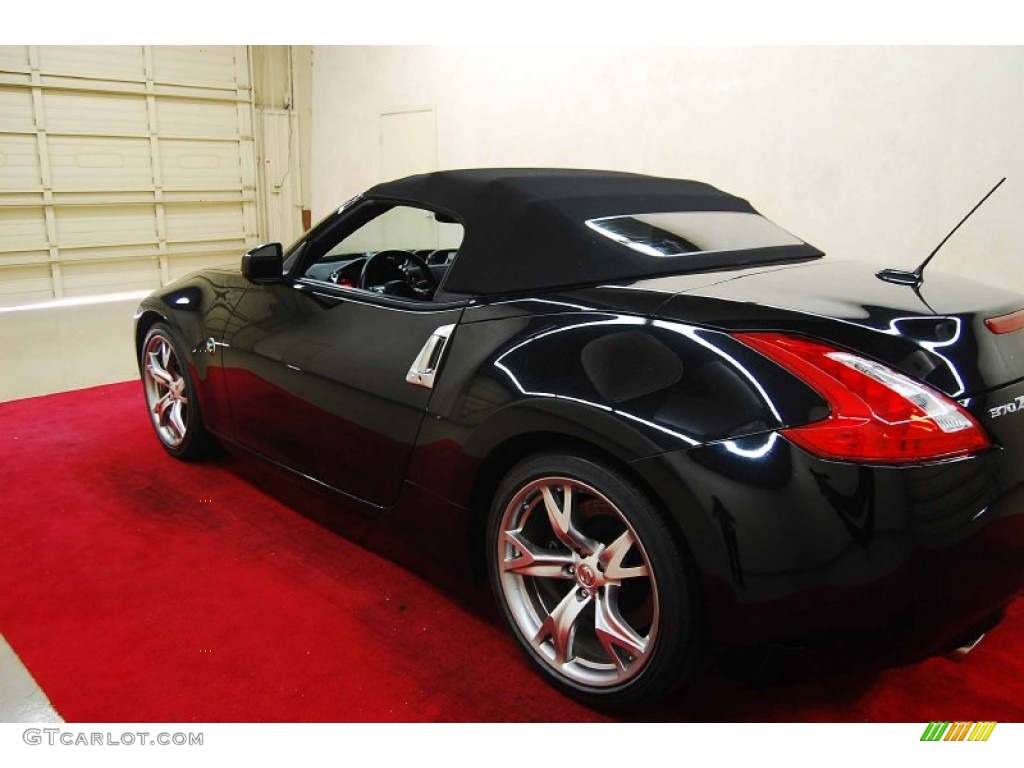 2010 370Z Sport Touring Roadster - Magnetic Black / Black Leather photo #5
