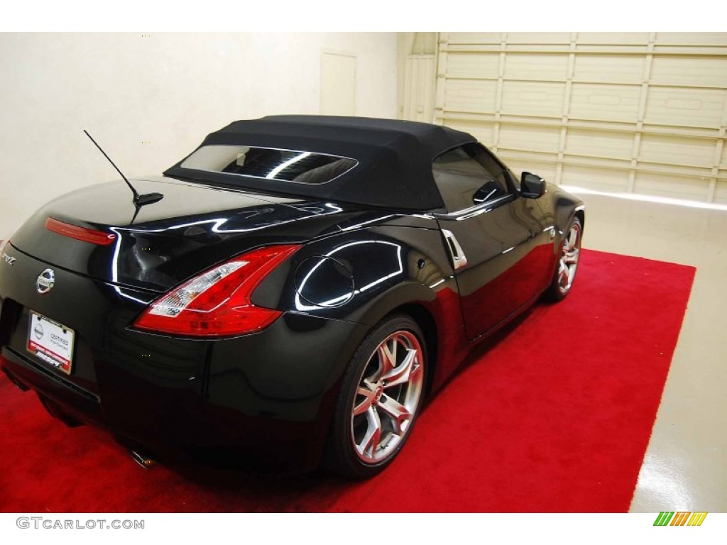 2010 370Z Sport Touring Roadster - Magnetic Black / Black Leather photo #7